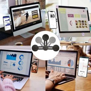 Alogy Alogy Magnetyczny uchwyt na telefon do Magsafe do Apple iPhone 12/ 13 Czarny uniwersalny 5