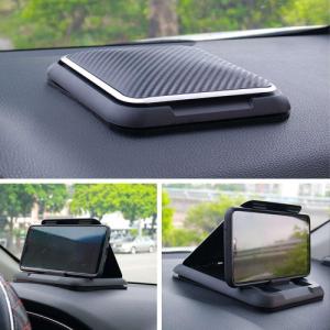 Alogy Alogy Carbon Car Holder Uchwyt samochodowy na telefon GPS na deskę rozdzielczą 6.8 cali uniwersalny 15