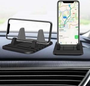 Alogy Uchwyt na telefon do samochodu antypoślizgowy Silikon GPS na deskę rozdzielczą Czarny uniwersalny 11