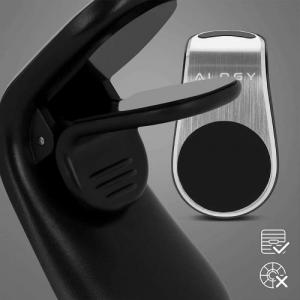 Alogy Alogy Magnetyczny uchwyt samochodowy do kratki srebrny uniwersalny 4