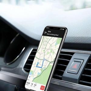 Alogy Alogy Magnetyczny uchwyt samochodowy do kratki srebrny uniwersalny 8