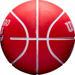 Wilson Wilson NBA Dribbler Chicago Bulls Mini Ball WTB1100PDQCHI Czerwone One size 3