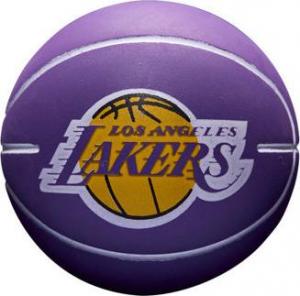 Wilson Wilson NBA Dribbler Los Angeles Lakers Mini Ball WTB1100PDQLAL Fioletowe One size 1
