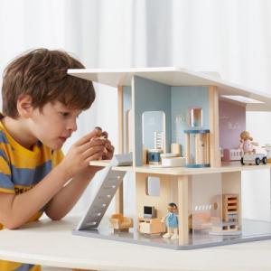 Viga Toys Drewniane Lalki Rodzina Lalek 4