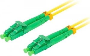 Lanberg PATCHCORD ŚWIATŁOWODOWY SM LC/APC-LC/APC DUPLEX 3.0MM LSZH G657A1 10M ŻÓŁTY LANBERG 1