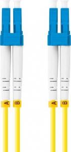 Lanberg PATCHCORD ŚWIATŁOWODOWY SM LC/UPC-LC/UPC DUPLEX 3.0MM LSZH G657A1 1M ŻÓŁTY LANBERG 4