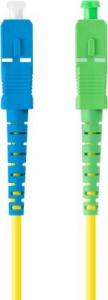 Lanberg PATCHCORD ŚWIATŁOWODOWY SM SC/APC-SC/UPC SIMPLEX 3.0MM LSZH G657A1 3M ŻÓŁTY LANBERG 3