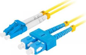 Lanberg PATCHCORD ŚWIATŁOWODOWY SM SC/UPC-LC/UPC DUPLEX 3.0MM LSZH G657A1 2M ŻÓŁTY LANBERG 1