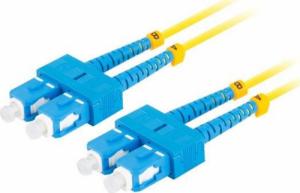 Lanberg PATCHCORD ŚWIATŁOWODOWY SM SC/UPC-SC/UPC DUPLEX 3.0MM LSZH G657A1 2M ŻÓŁTY LANBERG 1