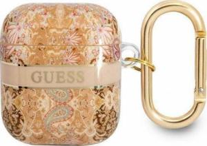 Guess Etui ochronne Paisley Strap Collection do AirPods złote 1