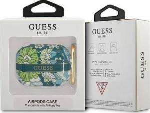 Guess Etui ochronne Flower Strap Collection do AirPods Pro zielone 3