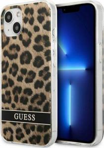 Guess Guess GUHCP13SHSLEOW iPhone 13 mini 5,4" brązowy/brown hardcase Leopard 1