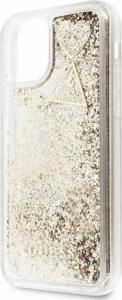 Guess Guess GUOHCN58GLHFLGO iPhone 11 Pro gold/złoty hardcase Glitter Charms 3