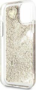 Guess Guess GUOHCN58GLHFLGO iPhone 11 Pro gold/złoty hardcase Glitter Charms 4