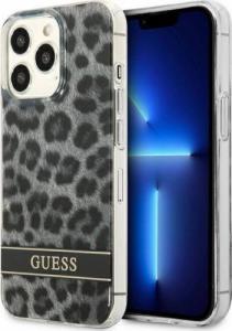 Guess Guess GUHCP13LHSLEOK iPhone 13 Pro / 13 6,1" szary/grey hardcase Leopard 1