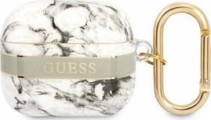 Guess Etui ochronne Marble Strap Collection do AirPods 3 szare 1