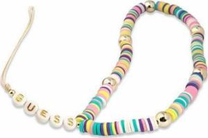 Guess Guess zawieszka GUSTPEAM Phone Strap wielokolorowy/multicolor Heishi Beads 1