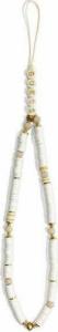 Guess Guess zawieszka GUSTPEARW Phone Strap biały/white Heishi Beads 2