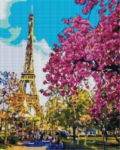 Twoje Hobby Mozaika diamentowa - Letni Paryż 40x50cm 1