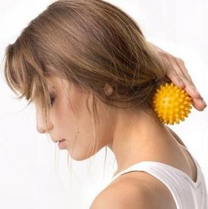 Tullo Piłka sensoryczna do masażu i rehabilitacji 5,4 cm żółty 416TULLO 3