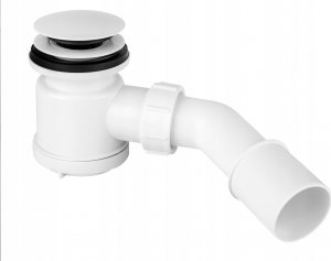 Syfon Mc Alpine SYFON BRODZIK KLIK-KLAK 50MM CZARNY MAT MOSIADZ 3