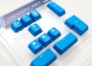 Ducky Ducky PBT Double-Shot Keycap Set, blau, 11 Tasten 1