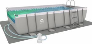 Avenli Basen ogrodowy stelażowy 549x305x122cm ZESTAW 18w1 3