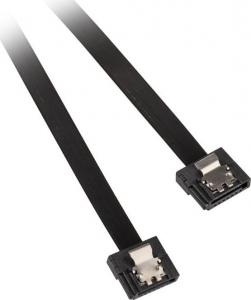 Akasa SATA - SATA, 0.5m, Czarny (AK-CBSA05-BKT2) 2