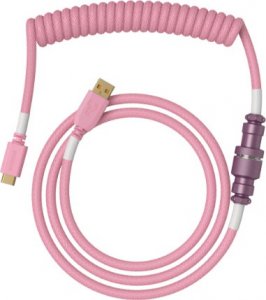 Kabel USB Glorious USB-A - USB-C 1.36 m Różowy (GLO-CBL-COIL-PP) 2