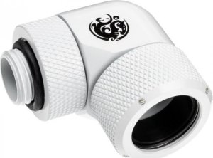 BitsPower Bitspower Advanced Multi-Link Adapter Anschluss 90 Grad G1/4 Zoll AG auf 16mm AD Hardtube - drehbar, weiß 2