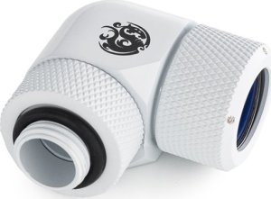 BitsPower Bitspower Advanced Multi-Link Adapter Anschluss 90 Grad G1/4 Zoll AG auf 14mm AD Hardtube - drehbar, weiß 1