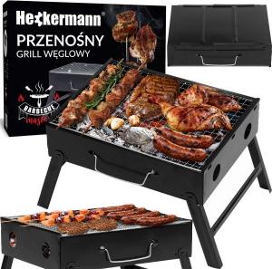 Heckermann DS-06 Grill walizkowy węglowy 35 cm x 27 cm 2