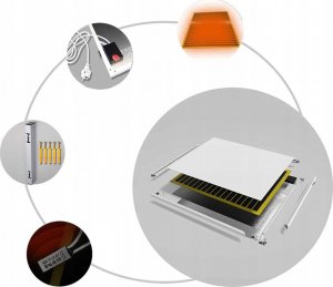 Grzejnik Cronos PANEL GRZEWCZY IR CRONOS GRAPHENE PRO CGP-900TP White 5