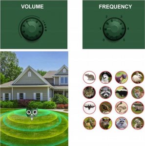 Heckermann Odstraszacz solarny zwierząt (MD3.6LI) 10