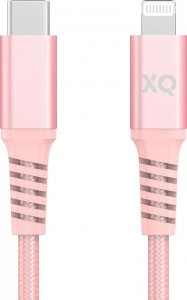 Kabel USB Xqisit Lightning - USB-C 2 m Różowy (XQISIT) 1