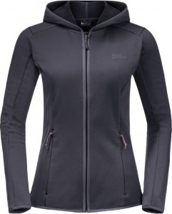 Jack Wolfskin Bluza damska Baiselberg Hooded Fz W graphite r. XS (1710771_1388) 1