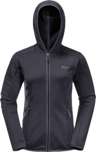 Jack Wolfskin Bluza damska Baiselberg Hooded Fz W graphite r. XS (1710771_1388) 2
