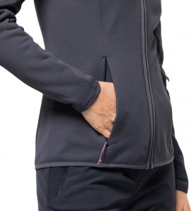 Jack Wolfskin Bluza damska Baiselberg Hooded Fz W graphite r. XS (1710771_1388) 5