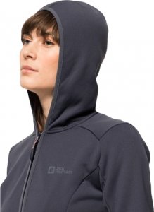 Jack Wolfskin Bluza damska Baiselberg Hooded Fz W graphite r. M (1710771_1388) 6