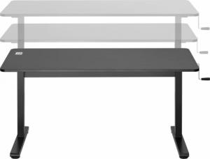 Biurko Ergo Office Biurko ręczna regulacja wys Ergo Office, max 40 kg, max wys 117cm, z blatem do pracy stojąco siedzącej, ER-401 B 4