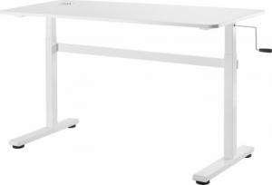 Biurko Ergo Office ER-401 W Białe 140 cm x 60 cm 2