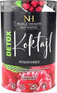 Noble Health Koktajl oczyszczający, smak malinowy, proszek, 150g - Długi termin ważności! 1