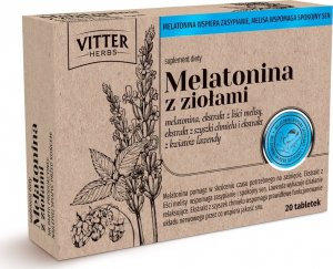 Diagnosis Melatonina z Ziołami 20 tabletek - Długi termin ważności! 1