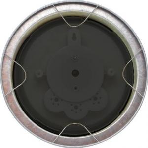 Stacja pogodowa NexTime barometr Orchid 22 cm stal szaro-biała 3