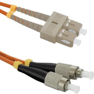 Qoltec Optic Patchcord SC/UPC - FC/UPC MM 50/125 OM2 1m (54047) 1