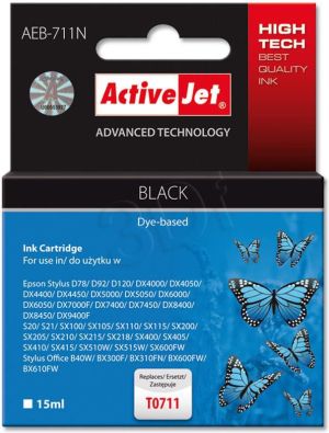 Tusz Activejet tusz AEB-711N / T0711 (black) 1