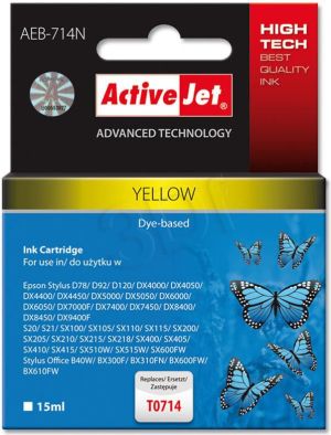Tusz Activejet tusz AEB-714N / T071440 (yellow) 1