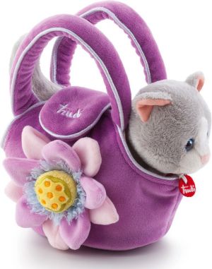 Trudi Kotek w fioletowej torebce z kwiatkiem (29729) 1