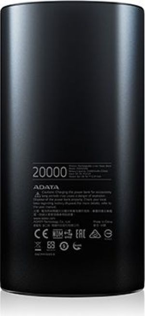 Powerbank ADATA AP20000D 20000 mAh Czarny  (AP20000D-DGT-5V-CBK) 3