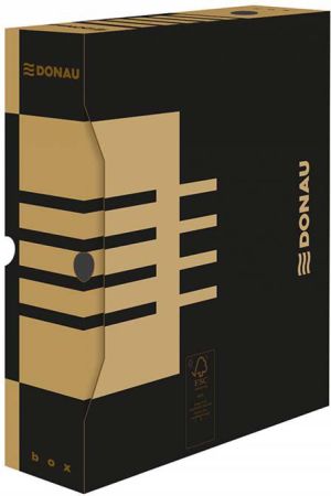 Donau Pudło archiwizacyjne DONAU, karton, A4/80mm, brązowe - 5901498109365 1